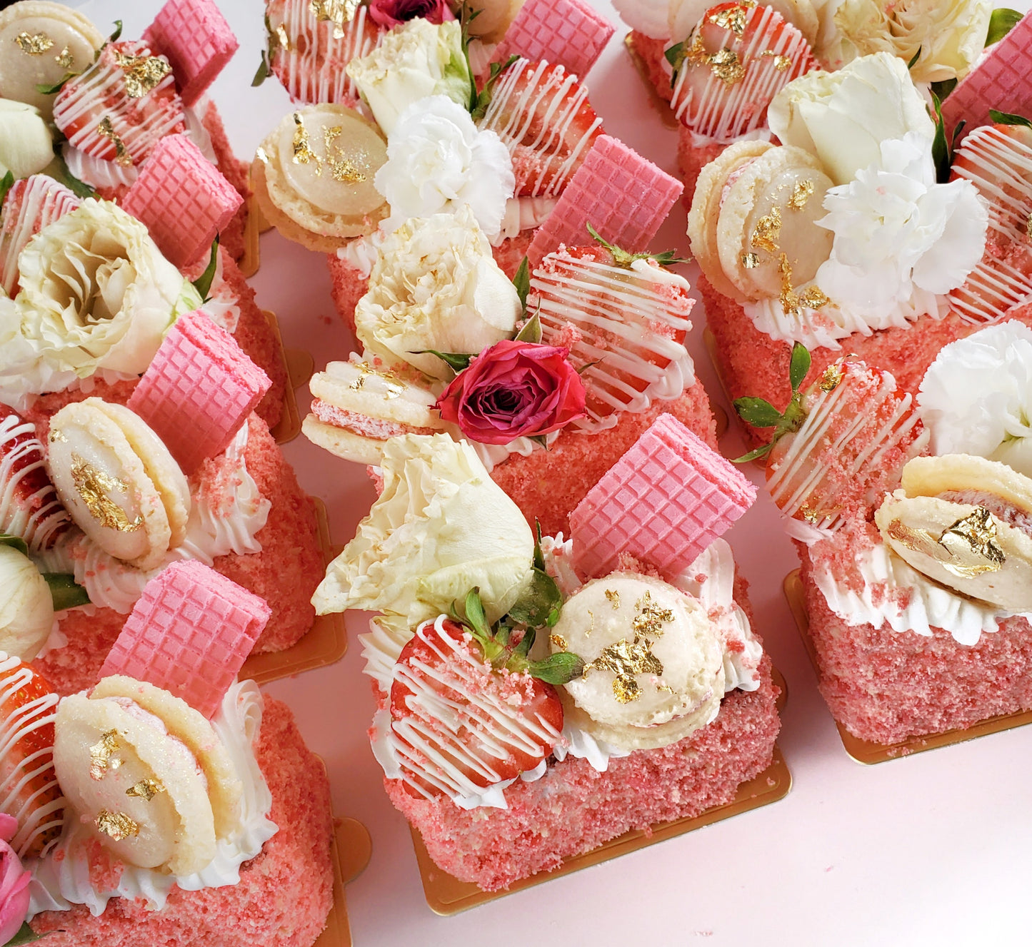 Strawberry Crunch Cake Bites