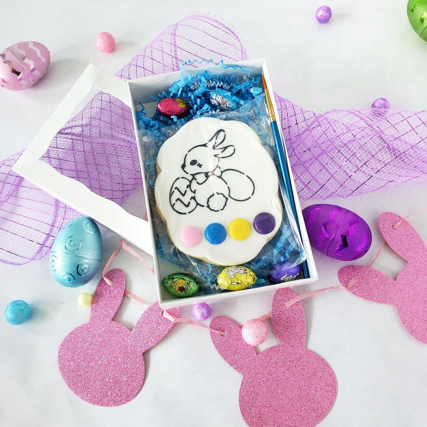 Paint-Your-Own Bunny Cookie