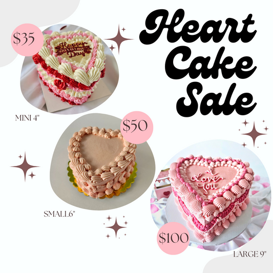 Vintage Heart Cake