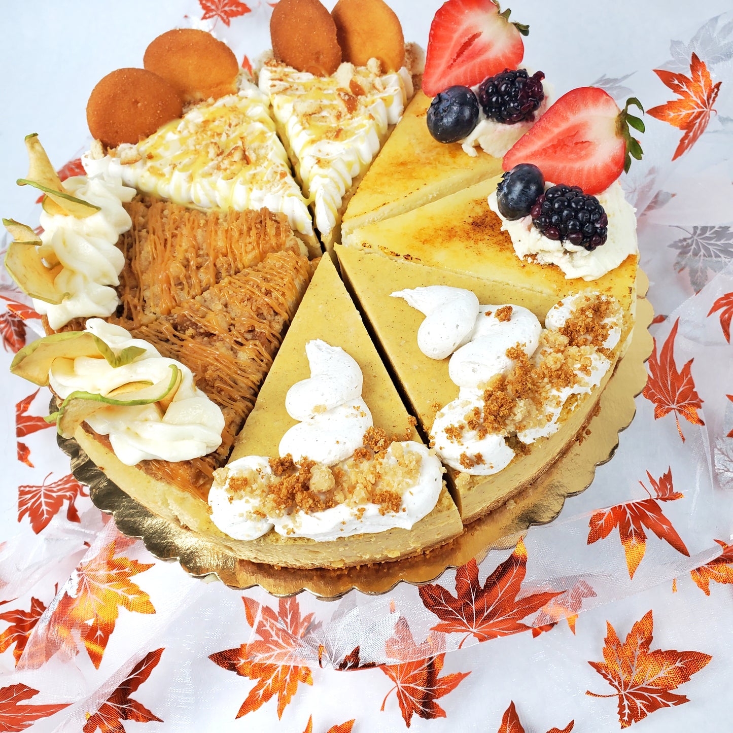 Thanksgiving Cheesecake Quartet